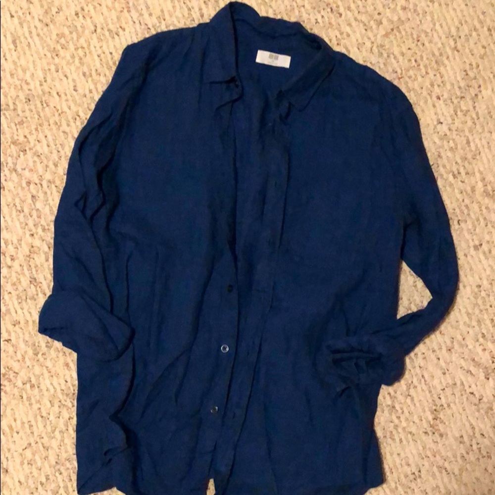 Uniqlo linen button down